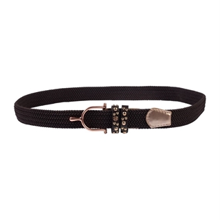 Cinturón elástico HKM Rosegold Glamour color marrón/rosegold - Imagen 1